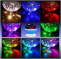 Unique Sales Star Moon Light 360 Rotating Projector with USB Wire Colorful Romantic Light, Star Master Lamp, Night Projector, Bed/Room/Ceiling Light-thumb1