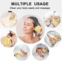 Unique Sales Silicone Body Massage Bath Scrub/Brush for Cleaning Hair, Scalp, Bathing, Cleanser, Washer, Massager for Shampoo, Soap Dispenser-thumb4