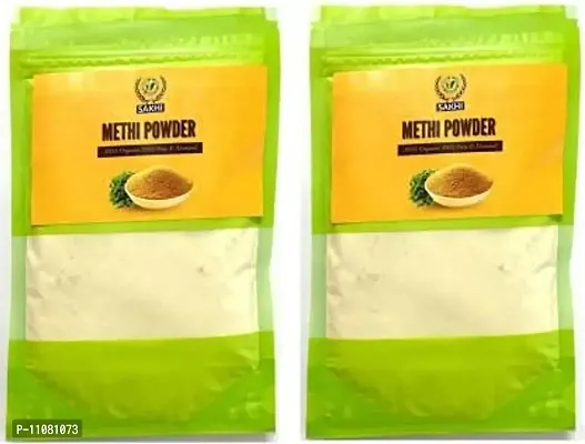 psf sakhi 100% Natural Fenugreek (Trigonella Foenum) Powder for Hair Growth  Nourishment Pack of 2*100gm (200 g)