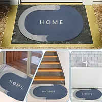 Unique Bathroom Door Mat | Anti Skid Water  Absorbent Rubber Foot Mat  color time to time change 1 pcs-thumb3