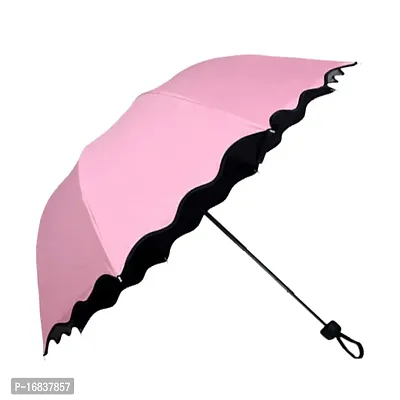Magic Umbrella Compact Umbrella Women Umbrella A Creative Magical Umbrella Of Blooming Flowers Design Pack Of 1-thumb3