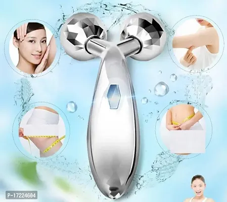3d Manual Face Massager For Women | Facial Massager  Face Roller For Glowing Skin | Self Care Product | Body Massage Tool-thumb2