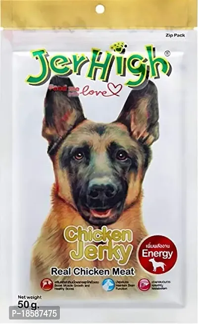 Jerhigh Chicken JERKY Dog Treats,70+7G 2 ZIP-thumb0