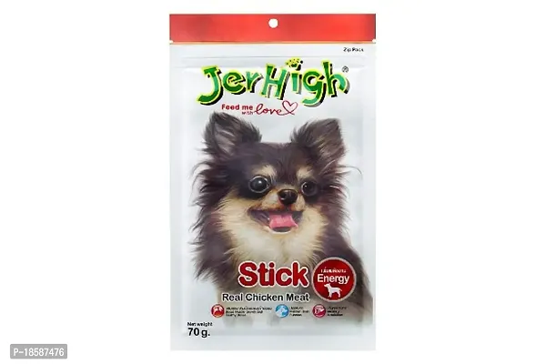 JerHigh Stick Dog Treat, 70+70 g  2 ZIP-thumb0