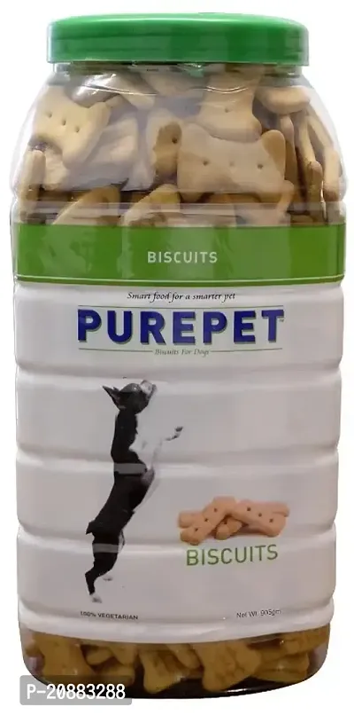 Purepet 100% Vegeterian Biscuit, Dog Treats For All Life Stages, Vegetable 800 G JAAR