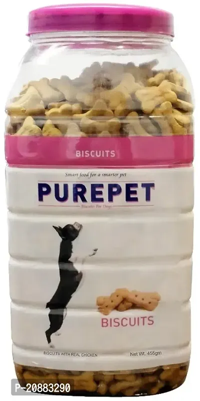Purepet CHICKEN Flavour, Real Chicken Biscuit, Dog Treats For All Life Stages 800 G-
