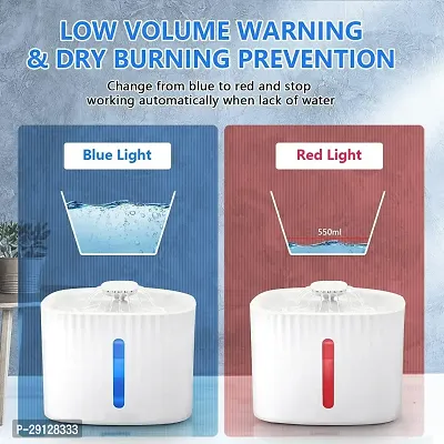 Pet Products 3L Pet Water Fountain Pet for Cats  Dogs, Dry Burning Protection Pump Cat Fountain Water Bowl, Automatic Water Dispenser for Cats with Low Water Shut Off-thumb4