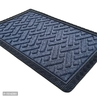 MEGA CART HOME Anti Slip Entrance Polypropylene Washable Water Absorbent Floor Rugs/Doormat/BathMat||60x40 CM,Grey-thumb4