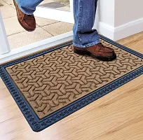 MEGA CART HOME Non Slip Anti Skid Heavy Doormat for Door||Brown-thumb2