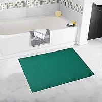 MEGA CART HOME Attractive  Decorative Rubber Mat for Bathroom, Shower, Rain, Swimming Pool (2x3 ft, Blue)-thumb1