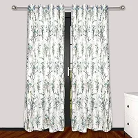 MEGA CART HOME Heavy Polyester Floral 5Ft Window Curtain, Printed Drapes Grommet Room Darkening Panel Eyelet Use for Home/Office, Living Room - Pack of 2-thumb1