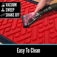 MEGA CART HOME Polypropylene Anti Skid Doormat for Home (Red, 60x40)-thumb3