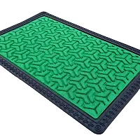 MEGA CART HOME Non Slip Anti Skid Heavy Doormat for Door||Green-thumb1