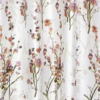 MEGA CART HOME Heavy Polyester Floral 5Ft Window Curtain, Printed Drapes Grommet Room Darkening Panel Eyelet Use for Home/Office, Living Room - Pack of 2-thumb2