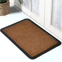 MEGA CART HOME Polypropylene Anti Skid Brown Doormat for Home, Brown, 60x40-thumb1