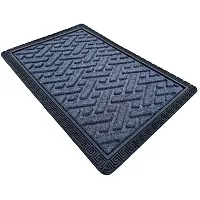 MEGA CART HOME Anti Slip Entrance Polypropylene Washable Water Absorbent Floor Rugs/Doormat/BathMat||60x40 CM,Grey-thumb4