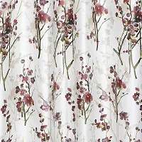 MEGA CART HOME Heavy Polyester Floral 5Ft Window Curtain, Printed Drapes Grommet Room Darkening Panel Eyelet Use for Home/Office, Living Room - Pack of 2-thumb2