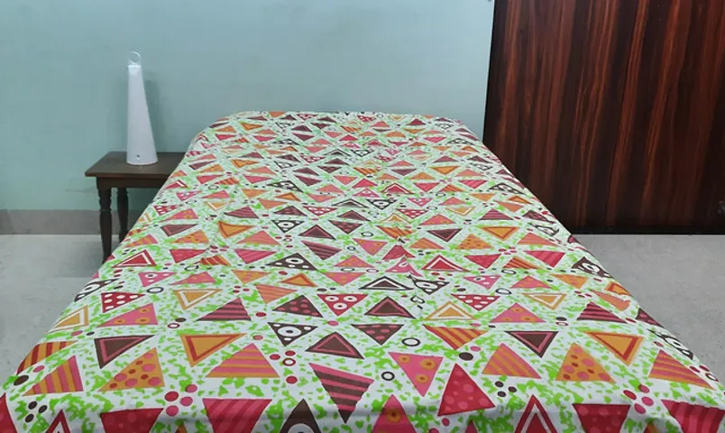 Cotton Printed Single Bedsheet