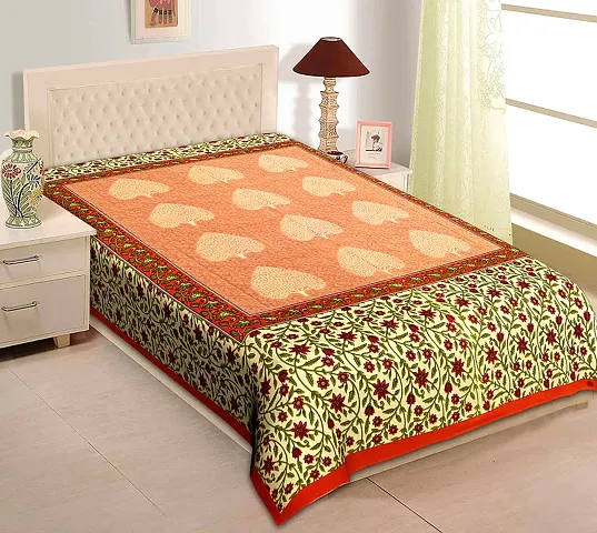 Comfortable Cotton Printed Single Bedsheets