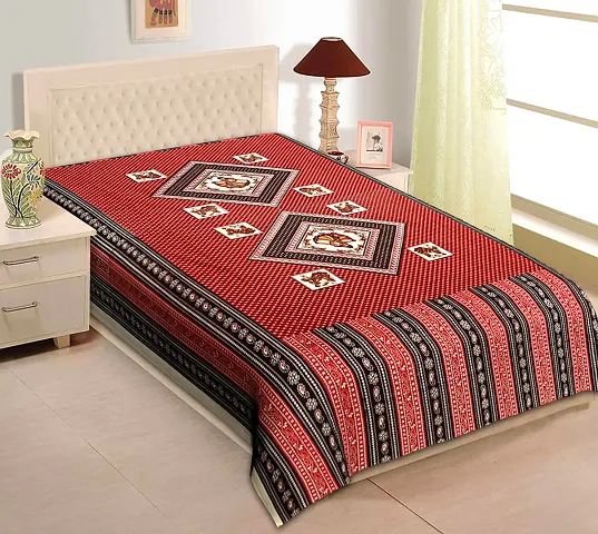 Printed Cotton Single Bedsheet