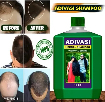 Adivasi Herbal Hair Shampoo 1 Ltr-thumb0