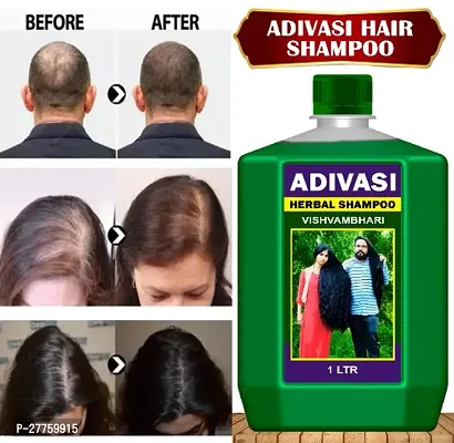 Adivasi Herbal Hair Shampoo 1 Ltr-thumb0