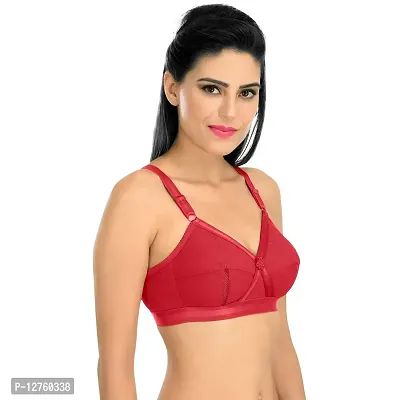 Buy SONA Women's Perfecto Cotton Non-Padded Wireless Full Coverage Bra Pack  of 1 Online In India At Discounted Prices