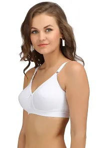 SONA Women's Cotton Non Padded Non-Wired Regular Bra (SL-SUPER-FIT-WHITE-97D_White_38)-thumb3