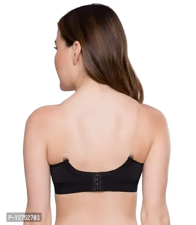 SONA Women's Cotton Non Padded Non-Wired Regular Bra (SL-SUPER-FIT-BLACK-107E_Black_42)-thumb2