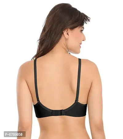 Buy Black Cotton T Shirt Multiway Non Padded Seamless Bra For Women Online  In India At Discounted Prices