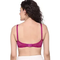 SONA SL007 Women's Lace Non-Padded Non-Wired Full Coverage Bra (Moov_44C) Pack of 1-thumb2