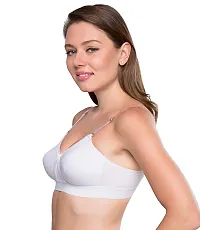 SONA Women's Cotton Non Padded Non-Wired Regular Bra (SL-SUPER-FIT-WHITE-86D_White_34)-thumb2