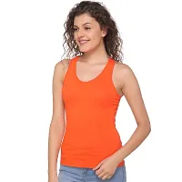 Sona Women's Cotton Sports Racer Back Tank Top Camisole-thumb4