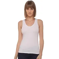 Sona Women's Cotton Sports Racer Back Tank Top Camisole (8008_Black-White_XL) Pack of 2-thumb4