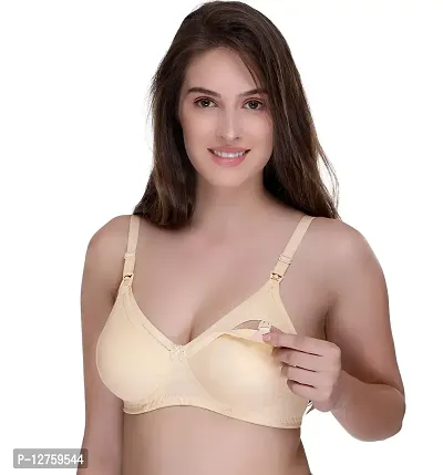 SONA Women's Cotton Full Cup Feeding Nursing Bra-thumb3