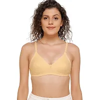 SONA Women's M1001 Cotton Seamless T-Shirt Non-Padded Non-Wired Comfortable Bra (Assorted_30B) Pack of 2-thumb4