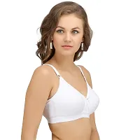 SONA Women's Cotton Non Padded Non-Wired Regular Bra (SL-SUPER-FIT-WHITE-97D_White_38)-thumb2