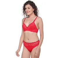 SONA Women's SA-5501 Lace Non Wired Full Coverage Bra & Panty Sets (Rani_36B)-thumb1