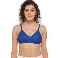 SONA Women's M1001 Cotton Seamless T-Shirt Non-Padded Non-Wired Comfortable Bra (Assorted_30B) Pack of 2-thumb2