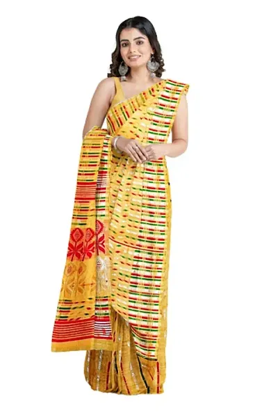 Classic Silk Woven Design Saree with Blouse For Women