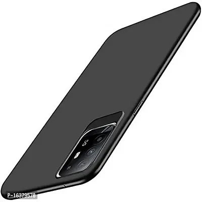 CELZO 4 Sides Full Protection Silicon Back Cover Case for Oppo F19 Pro Plus (5G) - {Black}