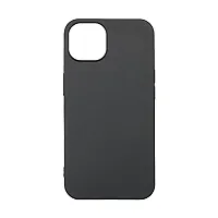 CELZO Silicon Back Cover Case with Apple iPhone 13 (6.1) - Black-thumb2