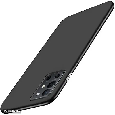 CELZO Camera Protection Matte Silicon Back Cover Case for OnePlus 9R (5G) - {Black}-thumb2