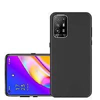 CELZO 4 Sides Full Protection Silicon Back Cover Case for Oppo F19 Pro Plus (5G) - {Black}-thumb2