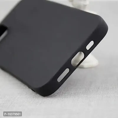 CELZO Silicon Back Cover Case with Apple iPhone 14 (6.1) - Black-thumb4