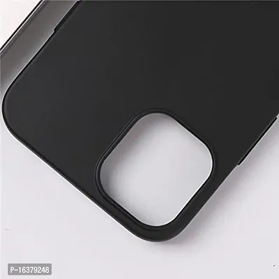 CELZO Silicon Back Cover Case with Apple iPhone 13 (6.1) - Black-thumb5