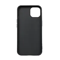 CELZO Silicon Back Cover Case with Apple iPhone 13 (6.1) - Black-thumb3