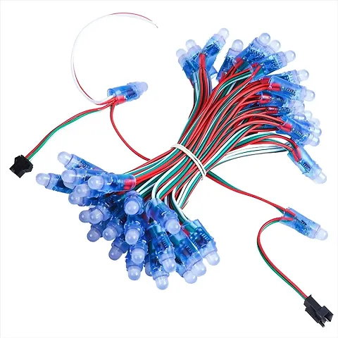 50 Bulb Pixel LED Lights: Stunning Color-Changing Fairy Lights - Perfect for Decor and Events