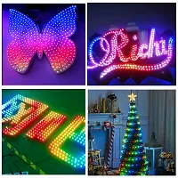 50 Bulb Pixel LED Lights: Stunning Color-Changing Fairy Lights - Perfect for Decor and Events-thumb1