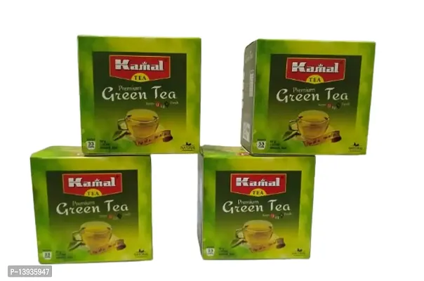 Kamal Tea- Green Premium Loose Tea- 50g (Pack of 4)